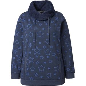 Ulla Popken Sweatshirt  marine / lichtblauw