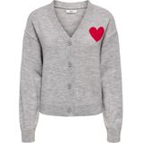 JDY - Jdyvittoria - Vest - V-Hals - Lange Mouwen - Knit Fit