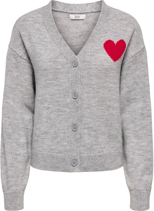 JDY - Jdyvittoria - Vest - V-Hals - Lange Mouwen - Knit Fit