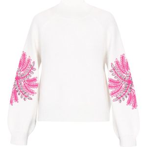 IZIA Trui  lichtroze / offwhite