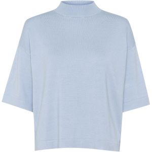 Kaffe Trui 'Lizza'  duifblauw