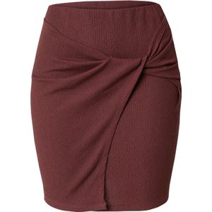 ABOUT YOU Rok 'Kasha Skirt'  donkerbruin