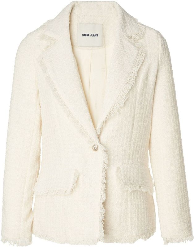 Blazer - Tweed - Elegant - 70% Polyester - 30% Katoen