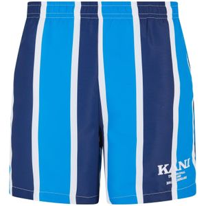 Karl Kani Zwemshorts 'KM242-037-1'  blauw / wit