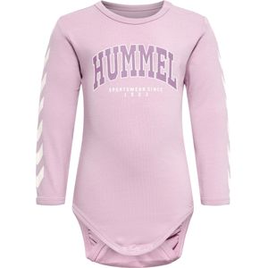 Hummel Rompertje/body  sering / lavendel / wit