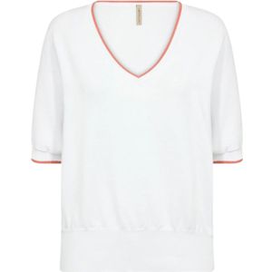 Soyaconcept Trui ' DOLLIE'  bloedrood / wit