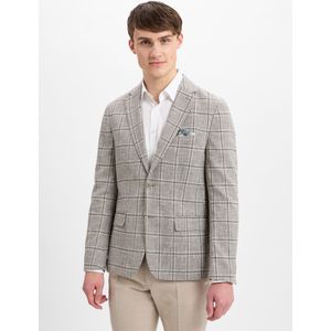 Nils Sundström Business-colbert  taupe / wit