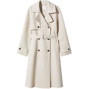 MANGO Zomerjas  lichtgrijs