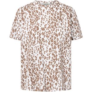 CODELLO Shirt  bruin / wit
