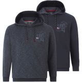 Jan Vanderstorm - AMUND - Sweatshirts - Donkerblauw - Set van 2