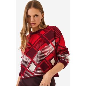 Bianco Lucci Trui  robijnrood / knalrood / wit