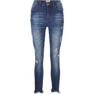 Jeans - Blue Denim - Katoen/Polyester/Lyocell/Viscose - 7/8-lengte