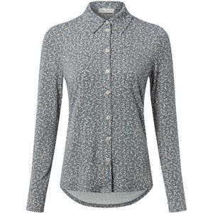 Marc O'Polo Blouse  smoky blue / zwart / wit