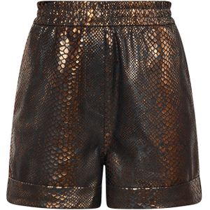 faina Broek  koper / zwart