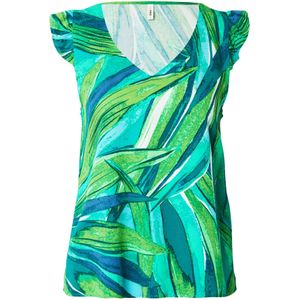 ONLY Blouse 'ONLALMA'  turquoise / limoen / petrol / mintgroen