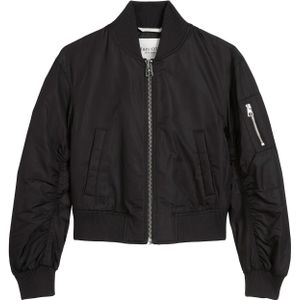 Marc O'Polo - Blouson - Zwart - Pilotenstijl - Verkorte Vorm - Matte Glans