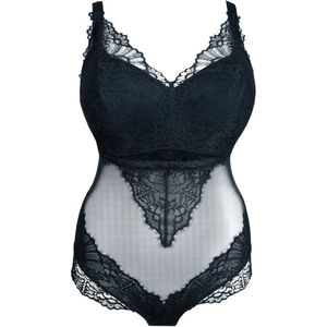 SugarShape Lingerie body  zwart / transparant