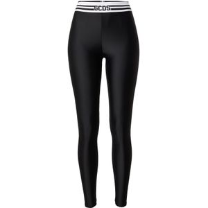 GCDS Leggings  zwart / wit