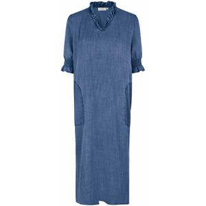 Masai Jurk 'Nydelana'  blauw denim