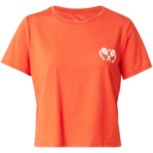 GAP Shirt  oranjerood / wit