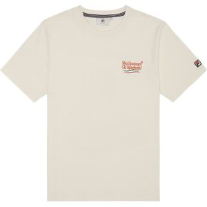 FILA - Navigli Pasta - T-shirt - Lichtbeige - Groen - Rood - Wit