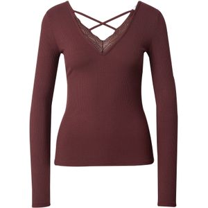 ABOUT YOU Shirt 'Christina'  donkerbruin