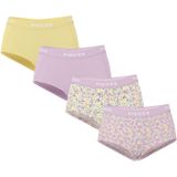 PIECES Broekje  geel / sering / wit