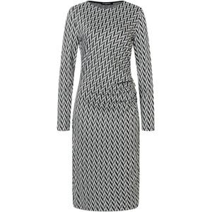 Ana Alcazar Jurk 'Shasea'  zwart / wit