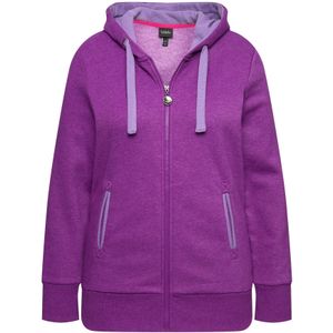 Ulla Popken Sweatvest  lila / zwart