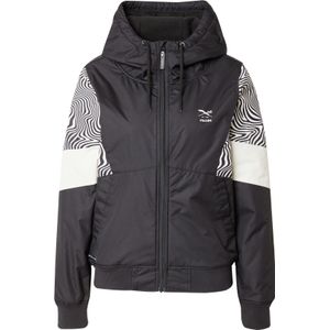 Iriedaily Tussenjas 'Blotchy'  zwart / offwhite