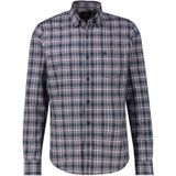 Lerros - Flanellen Geruit Overhemd - Classic Navy - Heren