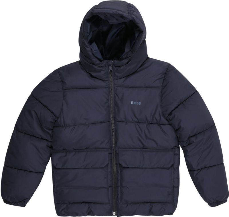BOSS - Gewatteerde Jas - Nachtblauw
