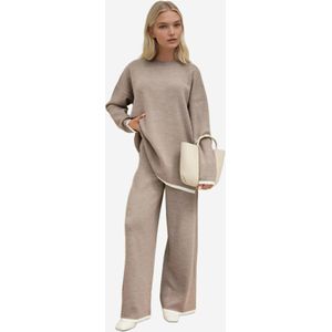 Hiccup Broekpak  beige gemêleerd / wit gemêleerd