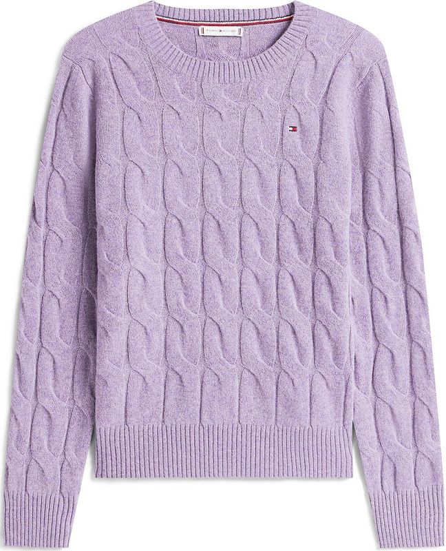 Tommy Hilfiger - Regular Fit - Gebreide Pullover - Mêlee - Pure Wol