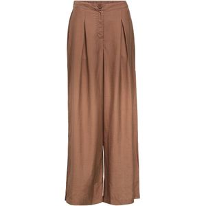 OBJECT Bandplooibroek 'YUI'  bruin