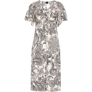 DreiMaster Klassik Jurk  zwart / wit