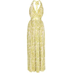 IZIA Jurk  groen / wit