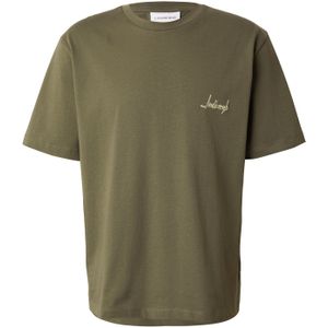 Lindbergh Shirt  olijfgroen / lichtgroen