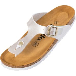 Palado Teenslipper 'Kos'  zilver