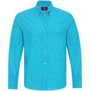 Williot Overhemd  turquoise / wit