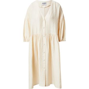 JUST FEMALE Blousejurk 'Ideal'  eierschaal