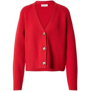 EDITED Gebreid vest 'Logan'  rood