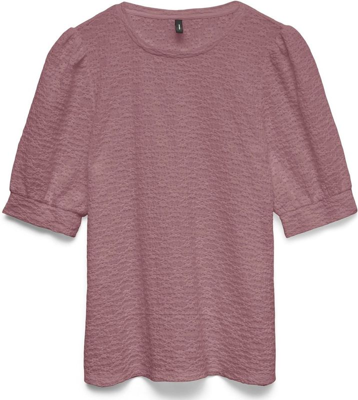 Vmflower - Top - O-hals - Korte Mouwen - Regular Fit