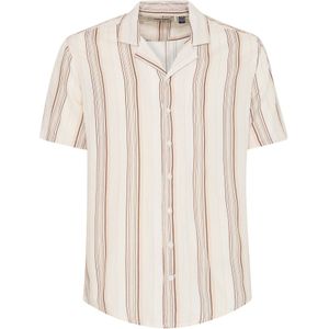 BLEND Overhemd  beige / wit