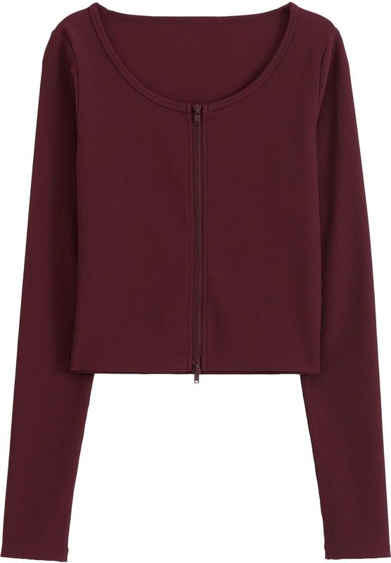 Aim'n Gebreid vest  bordeaux