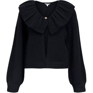 OBJECT Gebreid vest 'Denisi'  zwart