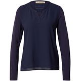 Smith&Soul - Blouse - Donkerblauw - Blouseshirt - Lange Mouw