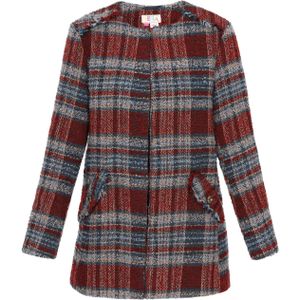 IZIA Blazers  beige / lichtblauw / rood gemêleerd