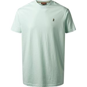 MCS Shirt 'Texas'  cognac / mintgroen