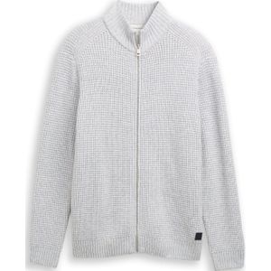 TOM TAILOR Gebreid vest  grijs